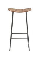 Wood Saddle Bar Stool | DF Tangle | Dutchfurniture.com