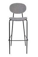 Gray Upholstered Barstools (2) | DF Donny | Dutchfurniture.com