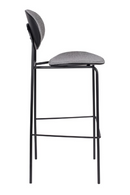 Gray Upholstered Barstools (2) | DF Donny | Dutchfurniture.com