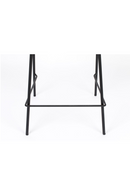 Black Dark Gray Upholstered Counter Stools (2) | DF Jolien | DutchFurniture.com