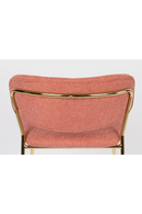 Gold Pink Upholstered Counter Stools (2) | DF Jolien | DutchFurniture.com