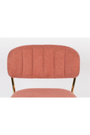 Gold Pink Upholstered Counter Stools (2) | DF Jolien | DutchFurniture.com