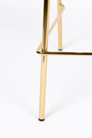 Gold Pink Upholstered Counter Stools (2) | DF Jolien | DutchFurniture.com