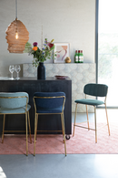 Upholstered Counter Stools (2) | DF Jolien | Dutchfurniture.com