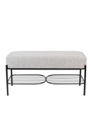 Gray Upholstered Bench | DF Milou | Dutchfurniture.com