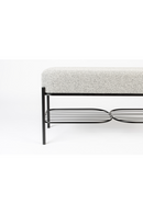 Gray Upholstered Bench | DF Milou | Dutchfurniture.com