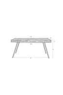 Natural Lacquered Teak Dining Table | DF Suri | Oroatrade.com