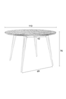 Round Teak Dining Table | DF Mo | Dutchfurniture.com