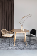 Round Natural Wood Dining Table | DF Fabio | Dutchfurniture.com