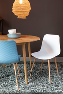 Round Natural Wood Dining Table | DF Fabio | Dutchfurniture.com