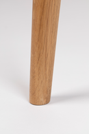 Round Natural Wood Dining Table | DF Fabio | Dutchfurniture.com