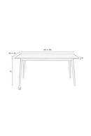 Modern Teak Dining Table | DF Fabio | Dutchfurniture.com