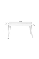Rectangular Black Dining Table | DF Fabio | Dutchfurniture.com