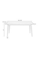 Rectangular Black Dining Table | DF Fabio | Dutchfurniture.com