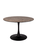 Brown Pedestal Dining Table | DF Maru | Dutchfurniture.com