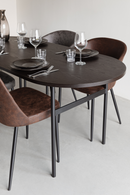 Black Oblong Dining Table | DF Marcio | Dutchfurniture.com