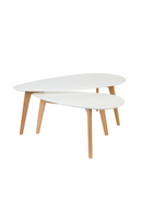 White Nesting End Tables | DF Drop | Dutchfurniture.com