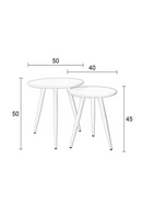 Black Nesting Side Tables | DF Daven | DutchFurniture.com