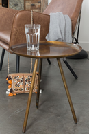 Copper Tripod Side Table | DF Frost | DutchFurniture.com
