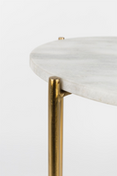 White Marble Side Table | DF Timpa | Dutchfurniture.com