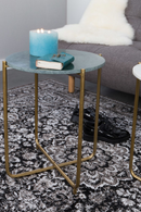 White Marble Side Table | DF Timpa | Dutchfurniture.com