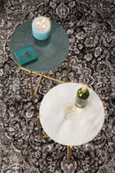 White Marble Side Table | DF Timpa | Dutchfurniture.com