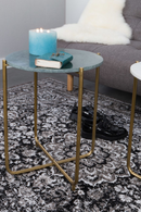 Green Marble Side Table | DF Timpa | Oroatrade.com