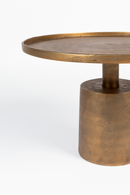 Antique Gold Pedestal Coffee Table | DF Mason | Dutchfurniture.com