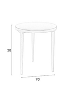 Natural Rattan Modern Side Table | DF Haru | Dutchfurniture.com