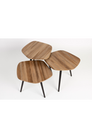Teak Modern Coffee Table Set (3) | DF Cuties | Dutchfurniture.com
