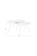 Teak Nesting Coffee Tables (2) | DF Pion | Dutchfurniture.com