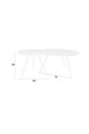 Teak Round Coffee Table (2) | DF Webster | Dutchfurniture.com