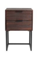 Teak 2-Drawer Side Table | DF Webster | Dutchfurniture.com