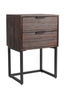 Teak 2-Drawer Side Table | DF Webster | Dutchfurniture.com