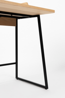 Natural Oak with Shelf Desk | LF Giorgio | Dutchfurniture.com