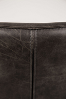 Gray Leather Accent Chair | DF Bon | DutchFurniture.com
