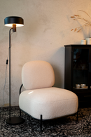 White Modern Lounge Chair | DF Polly | Dutchfurniture.com