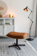 Leather Modern Stool | DF John | Dutchfurniture.com