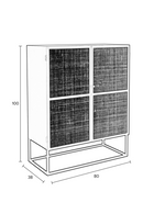 Rattan Webbing Cabinet | DF Guuji | Dutchfurniture.com