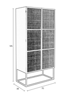 Rattan Webbing Modern Cabinet | DF Guuji | Dutchfurniture.com