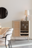 Beige Wooden Wine Cabinet | DF Amaya | Dutchfurniture.com