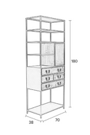 Multilevel Bookcase | DF Samuel | Dutchfurniture.com