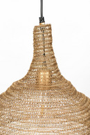 Brass Iron Mesh Pendant Lamp M | DF Lena | Dutchfurniture.com