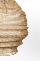 Brass Iron Mesh Pendant Lamp M | DF Lena | Dutchfurniture.com
