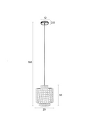 White Cotton Pendant Lamp | DF Arjun | Dutchfurniture.com