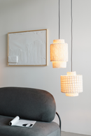 White Cotton Pendant Lamp | DF Arjun | Dutchfurniture.com