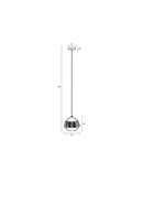 Iron Canopy Pendant Lamp | DF Aysa | Oroatrade.com