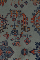 Green Fringe Area Rug 5' x 7'5" | DF Raz | DutchFurniture.com