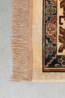 Camel Fringe Area Rug 5' x 7'5" | DF Raz | DutchFurniture.com