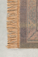 Camel Fringe Area Rug 5' x 7'5" | DF Raz | DutchFurniture.com